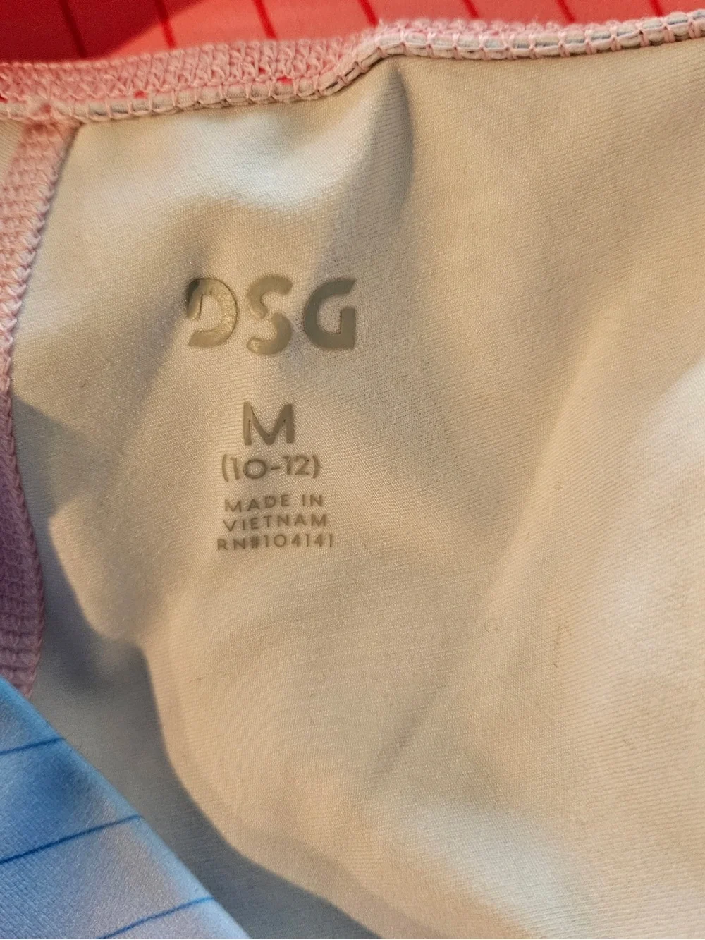 NWOT DSG Pink Blue Multi-Color Kids Leggings